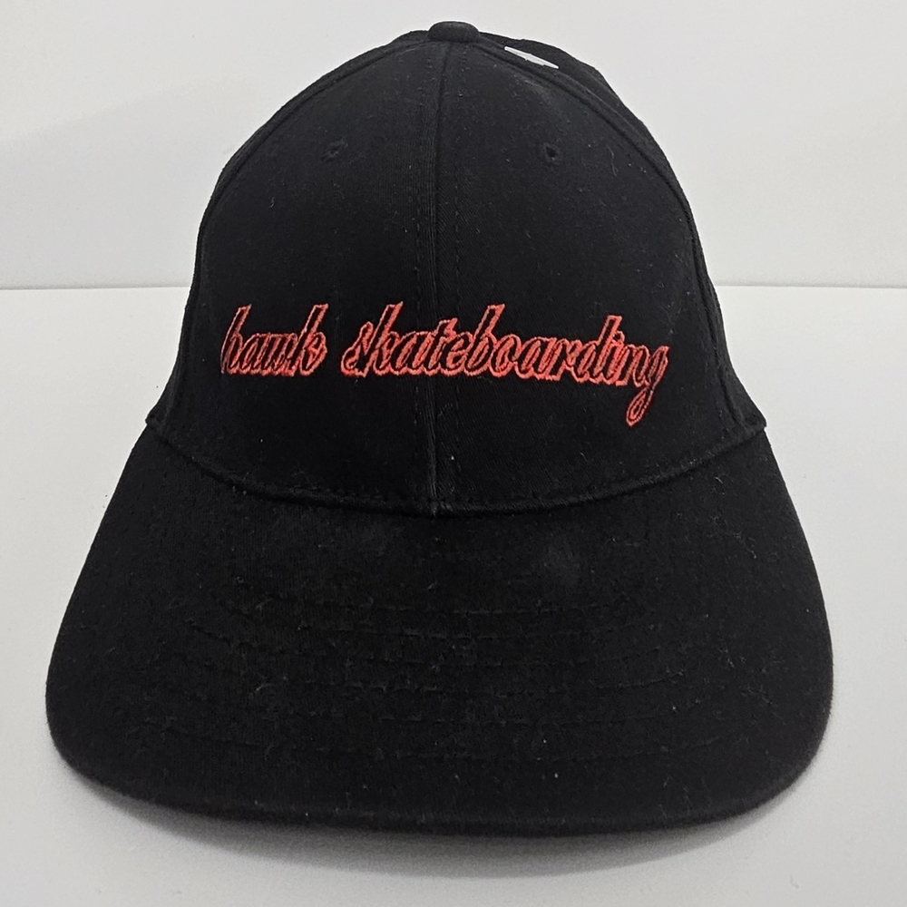 Tony Hawk's Hawk Clothing "Hawk Skateboarding" Stretch Fit Preowned Hat In Black